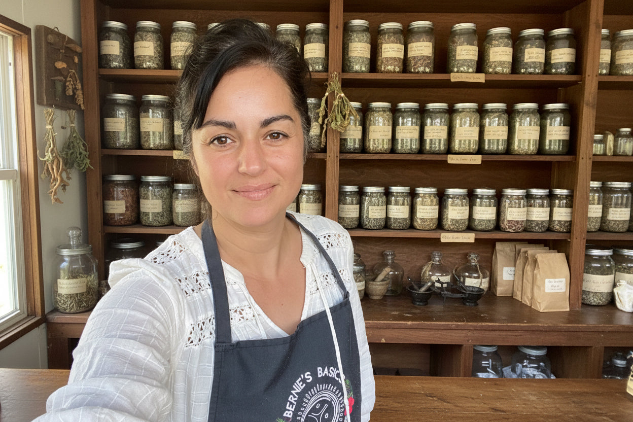 Apothecary herbal tea shop