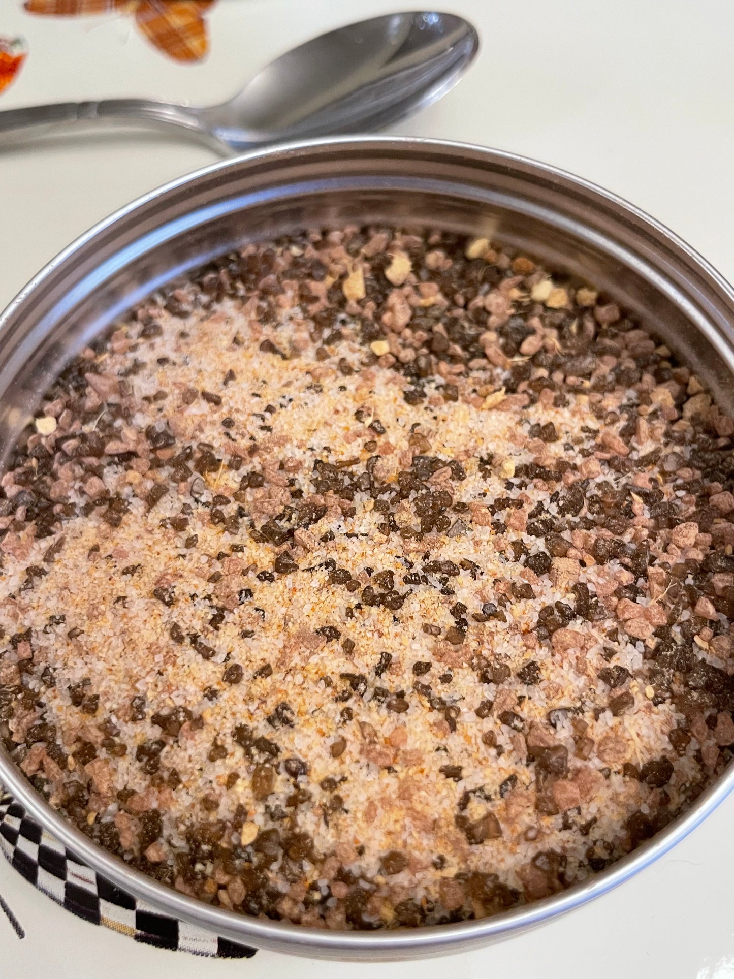 Close up of Kewalo’s Red Hawaiian Salt Rub. Foodie gifts